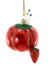Vintage Tomato Pin Cushion Ornament