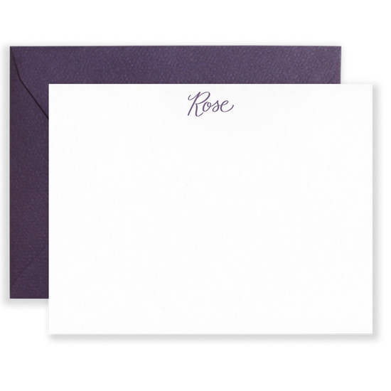 Personalized Signature Social Stationery