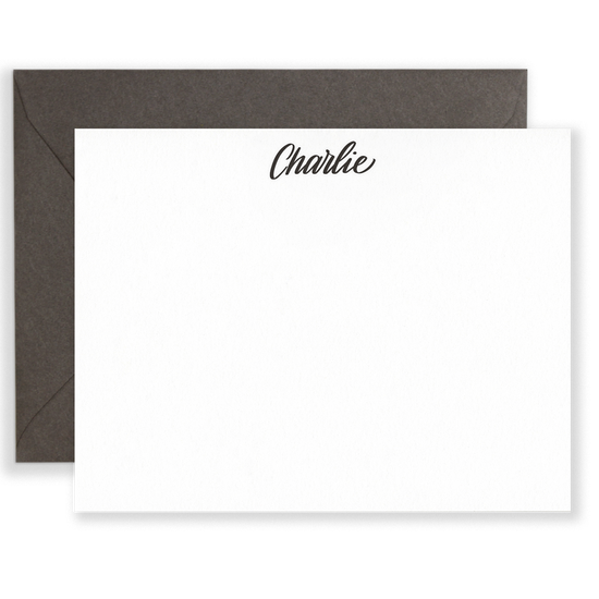 Personalized Signature Social Stationery