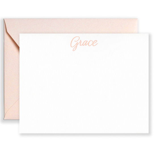 Personalized Signature Social Stationery