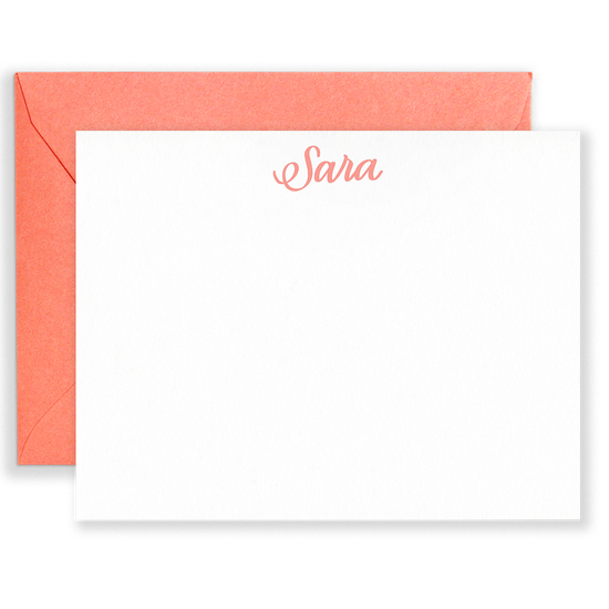 Personalized Signature Social Stationery