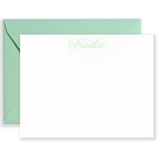 Personalized Signature Social Stationery