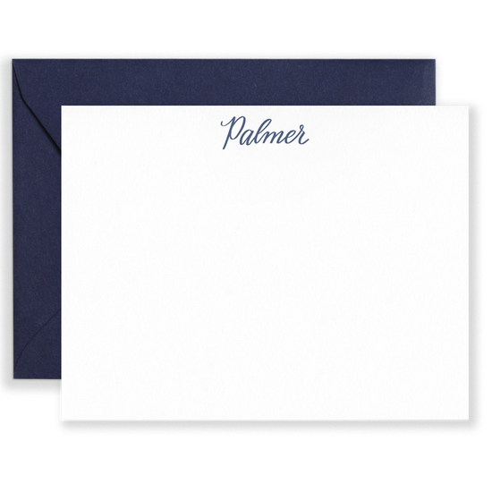 Personalized Signature Social Stationery