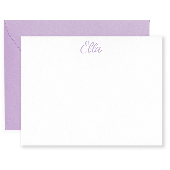 Personalized Signature Social Stationery