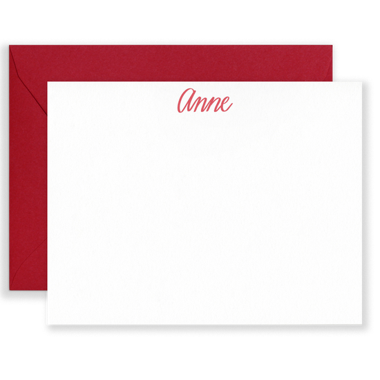 Personalized Signature Social Stationery