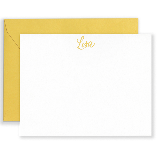 Personalized Signature Social Stationery