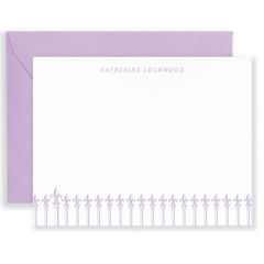 Personalized Ironwork Social Stationery