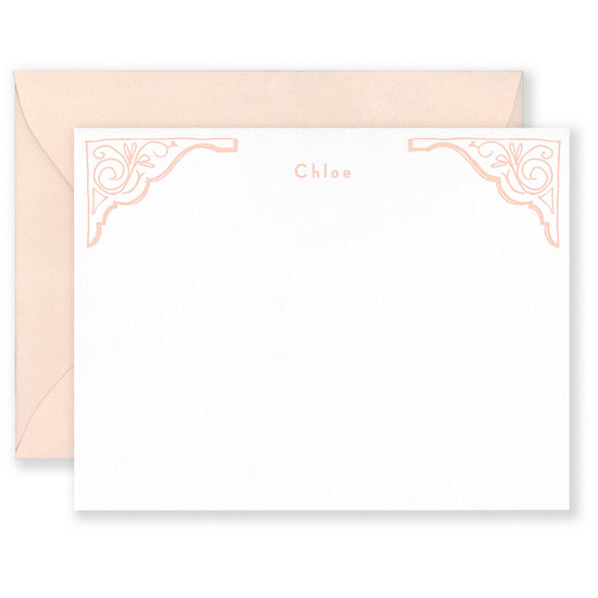 Personalized Scroll Social Stationery