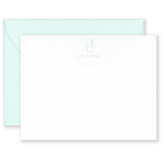 Personalized Snoball Social Stationery