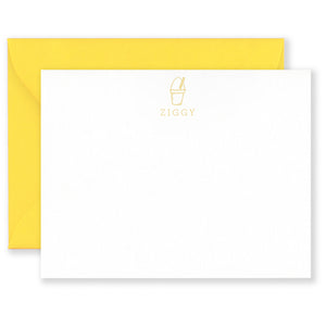 Personalized Snoball Social Stationery