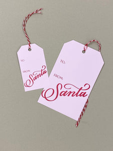 Santa Gift Tags