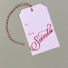 Large Santa Gift Tag