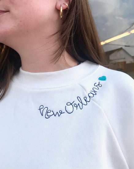 New Orleans Heart Sweatshirt