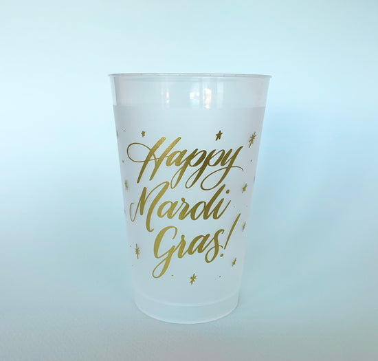 Happy Mardi Gras Party Cups