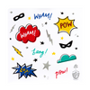 Superhero Sticker Set