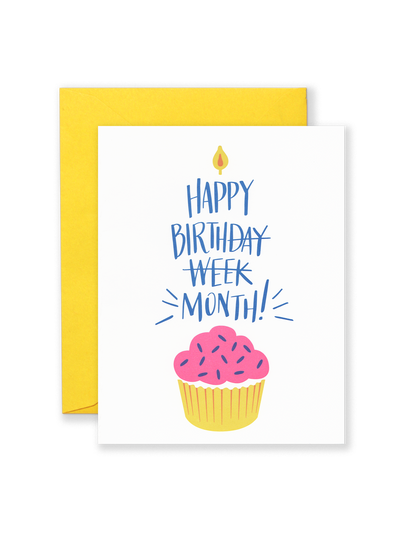 Birthday Month Greeting Card
