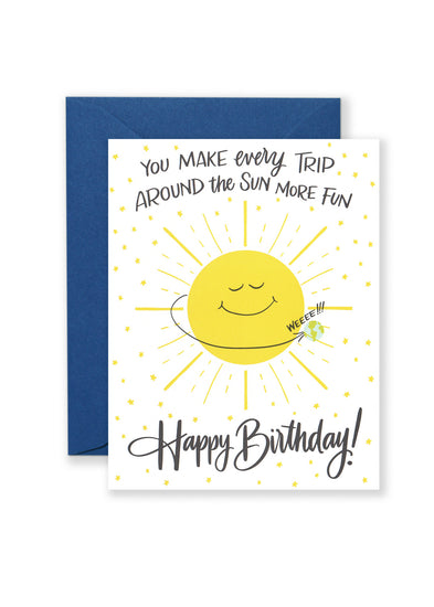 Fun Around The Sun Greeting Card