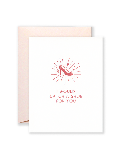 Catch a Shoe Greeting Card