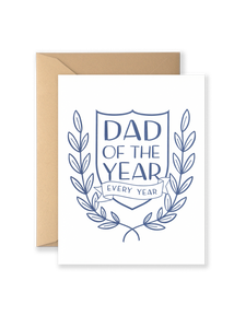Dad Of The Year Greeting Card