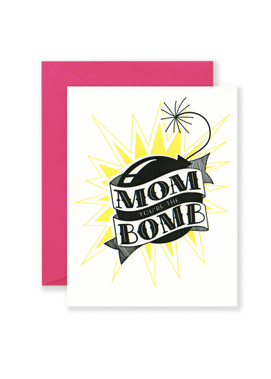 Mom Bomb Greeting Card