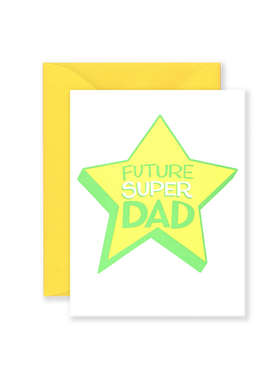 Future Super Dad Greeting Card