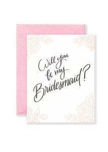Bridesmaid Greeting Card