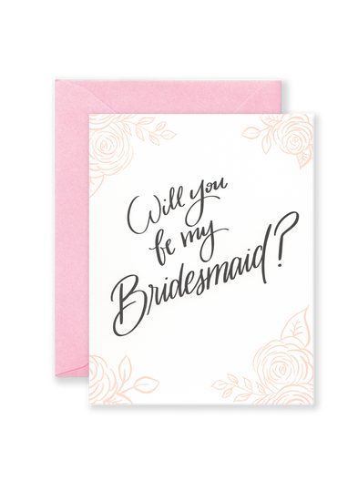 Bridesmaid Greeting Card