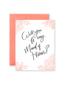 Maid of Honor Greeting Card