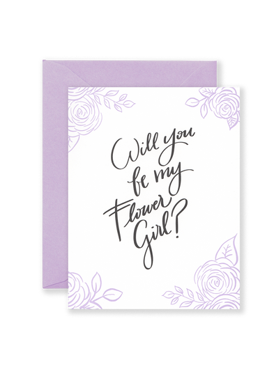 Flower Girl Greeting Card