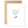 So Sorry For Your  Loss - Pet Greeting Card