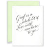 Love With Nowhere To Go Greeting Card