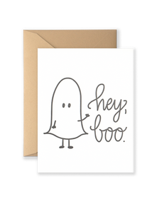 Hey Boo! Greeting Card