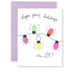 Lit Holidays Greeting Card