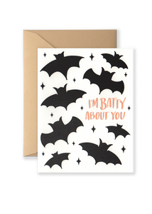 Batty About You Greeting Card