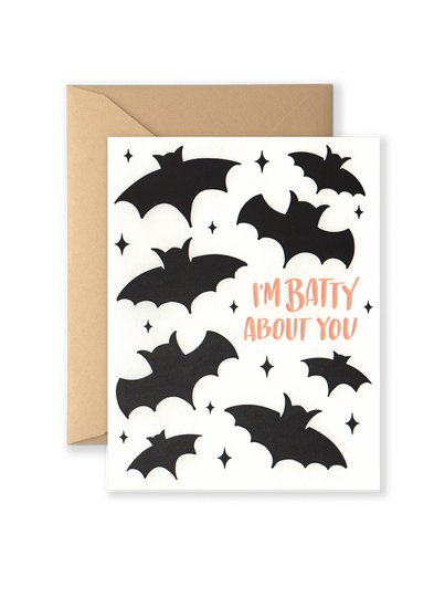 Batty About You Greeting Card