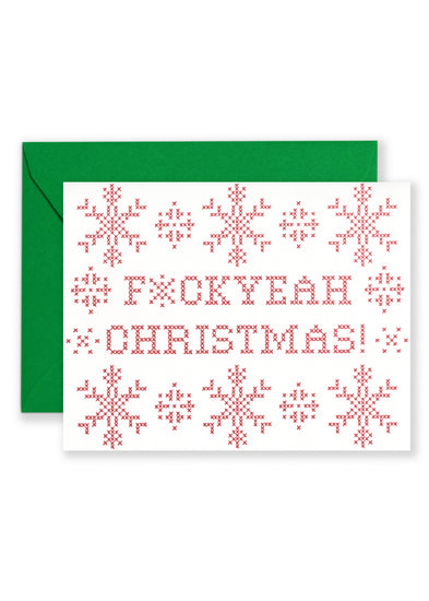 F*ck Yeah Christmas Greeting Card