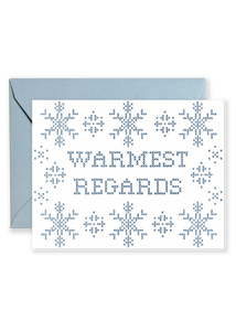 Warmest Regards Holiday Greeting Card