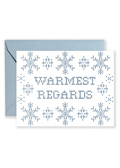 Warmest Regards Holiday Greeting Card