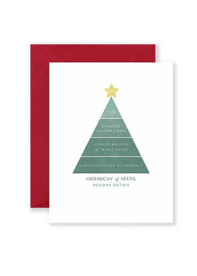 Holiday Hierarchy Greeting Card