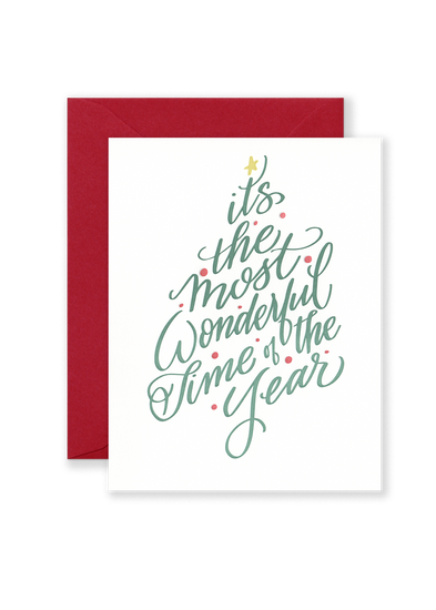 Most Wonderful Time of Year Greeting Card