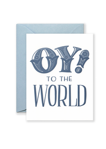 Oy! To the World Greeting Card