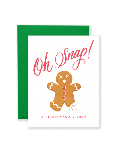 Oh Snap! It's Christmas Greeting Card