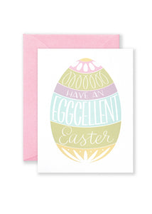 Eggcellent Easter Greeting Card