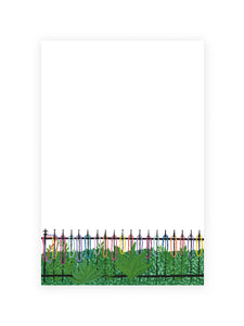 Mardi Gras Ironwork Beads Notepad