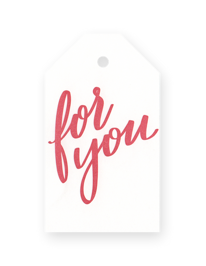 Gift Tags - For You