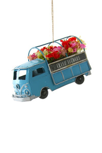 Fresh Flower Truck Ornament