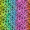 Rainbow Leopard Wrapping Paper