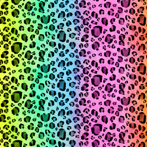 Rainbow Leopard Wrapping Paper