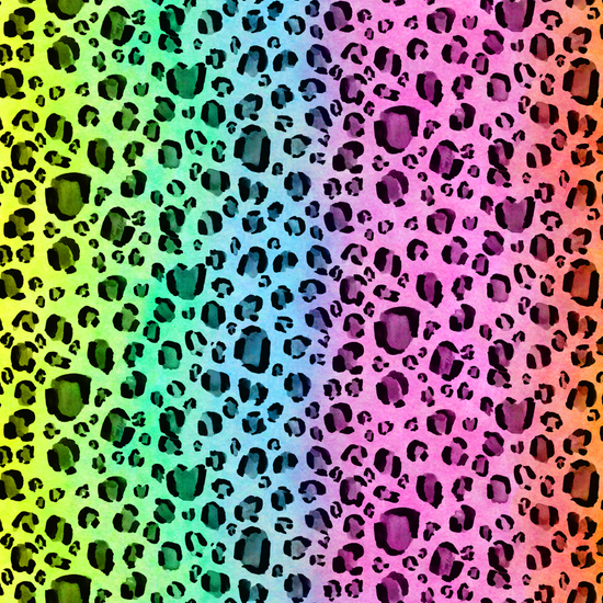 Rainbow Leopard Wrapping Paper