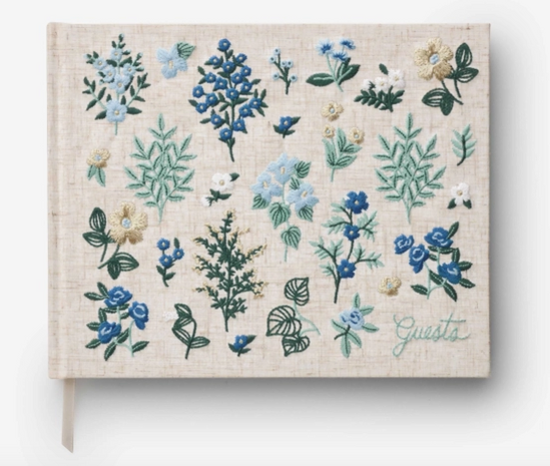 Wildwood Embroidered Guest Book